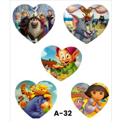 A-32 بازل بورد قلوب فوم 16*14