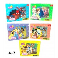 A-7 بازل مكعب 20 قطعه بلاستيك 5*5