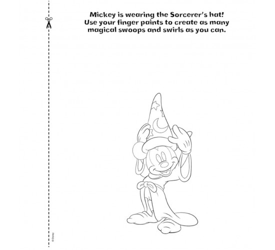 D-004 DISNEY CLASSICS FINGER PAINTING (PAPERBACK)