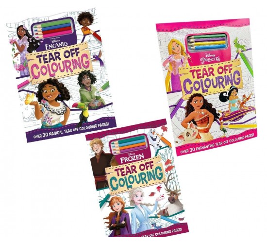 D-007 TEAR OFF COLOURING (PAPERBACK)
