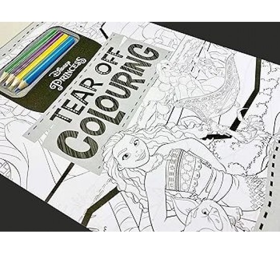 D-007 TEAR OFF COLOURING (PAPERBACK)
