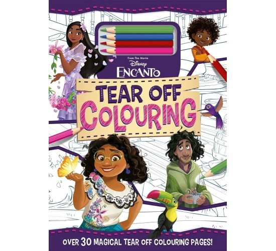 D-007 TEAR OFF COLOURING (PAPERBACK)