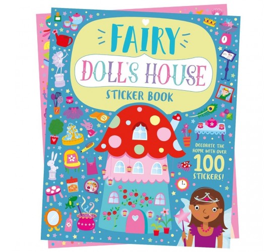 D-022 FAIRY DOLLS HOUSE STICKER BOOK