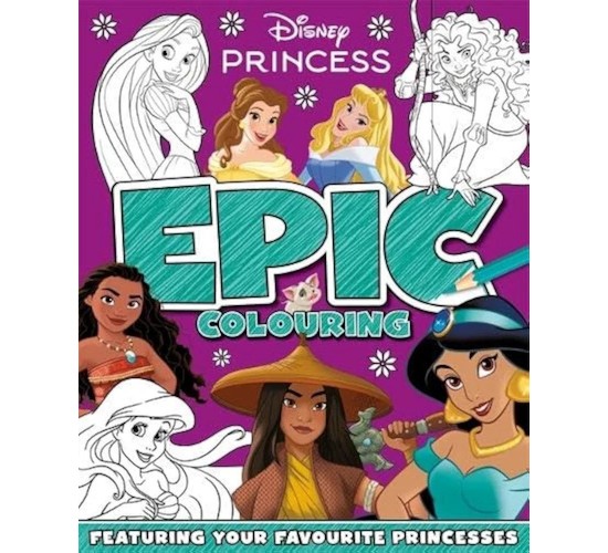 D-082 DISNEY PRINCESS EPIC COLOURING