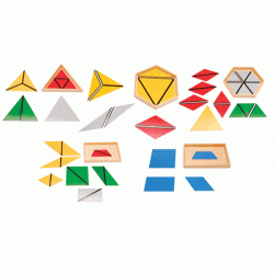 M-011 مثلثات البناء مونتسوري مستورد 