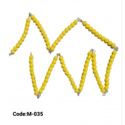 M-035 سلسلة خرز 100 مونتسوري مستورد  M-035 سلسلة خرز 100 مونتسوري مستورد
