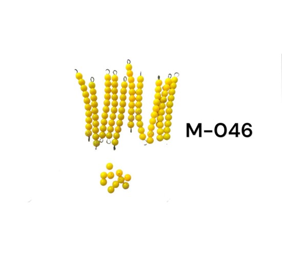 M-046 سلسلة خرز عشرات 