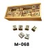 M-068 مكعبات الحروف مونتسوري مستورد 