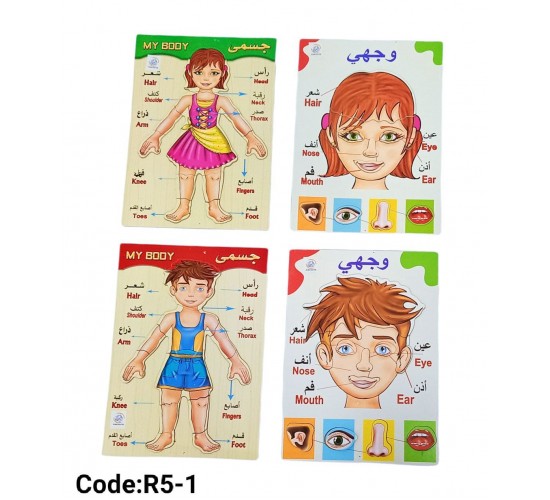 R5-1 بازل جسم ووجه كبير 