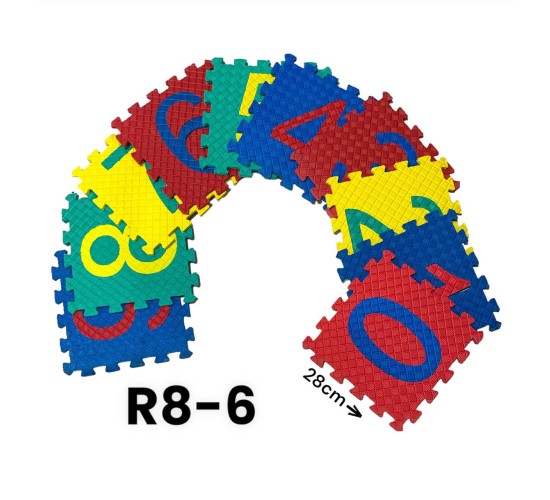 R8-6 فوم ارضيات ارقام 