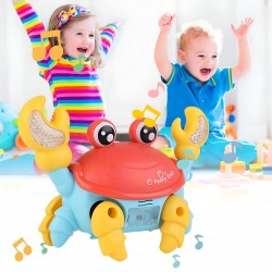 T-243 لعبة السلطعون المتحرك (Walking Crab – Funny Crab Toy)
