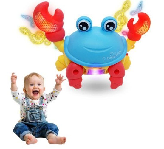 T-243 لعبة السلطعون المتحرك (Walking Crab – Funny Crab Toy)