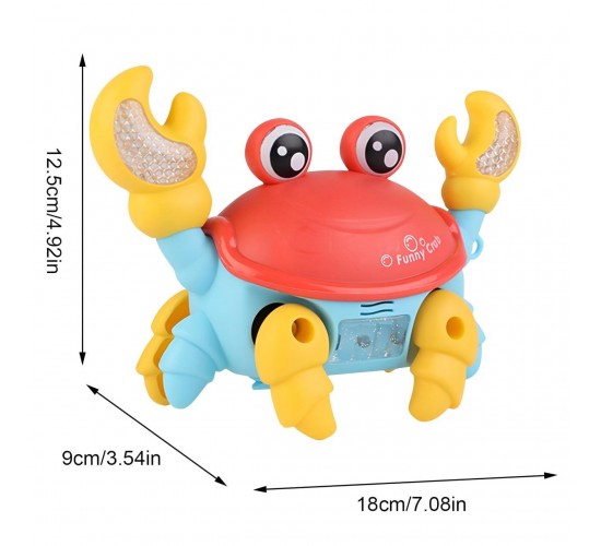 T-243 لعبة السلطعون المتحرك (Walking Crab – Funny Crab Toy)