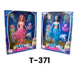 T-371 عروسه ليتل ميرميد 