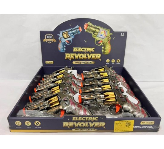 T-421 ستاند مسدس ألعاب صوت و نور 10 قطع 2224 22/004