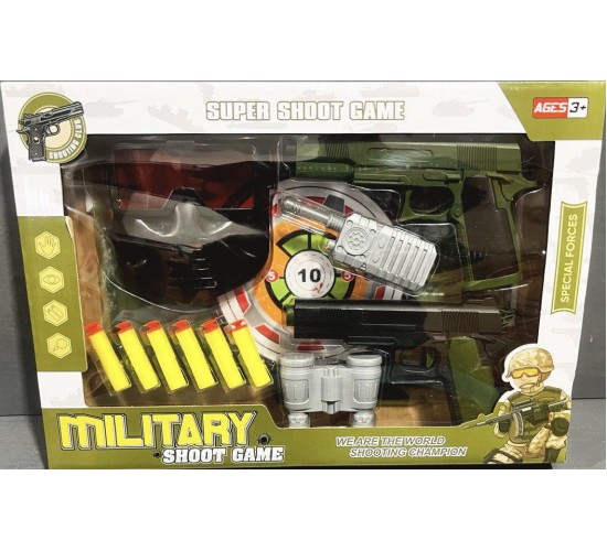 T-469 علبة 2 مسدس ألعاب فل مع مسك  22/136