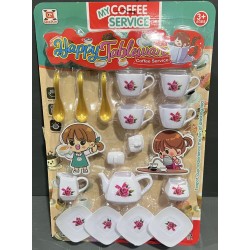 T-496 كارت طقم شاي ابيض  22/090