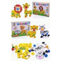 W12-1 ميكانو حيونات خشب 