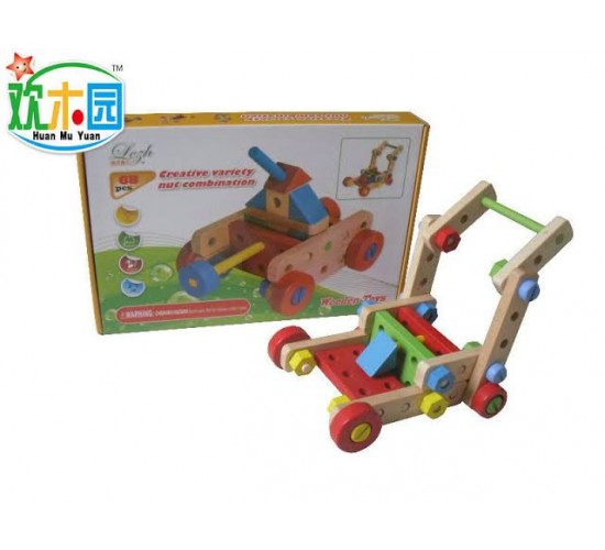 W12-4 ميكانو خشب دبابه 