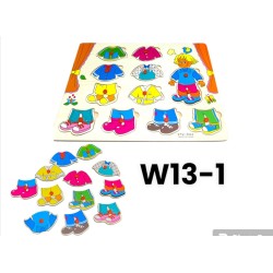 W13-1 بازل ملابس  بمقبض ولد وبنت مستورد 