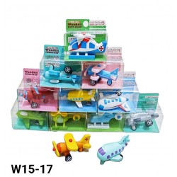 W15-17 مجسمات طائرة خشب 