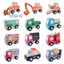 W15-18 مجسمات سيارة خشب 