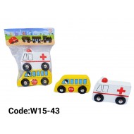 W15-43 مجسمات سيارات 2 قطعه 