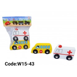 W15-43 مجسمات سيارات 2 قطعه 