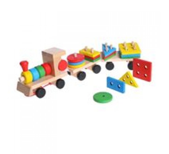 قطار ترتيب الاشكال الهندسية كبير W15-9