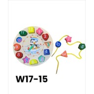 W17-15 ساعه خشب 