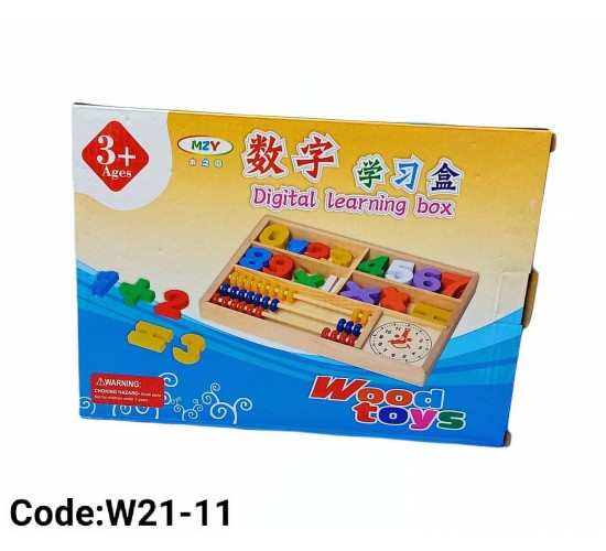 W21-11 ارقام مجسمه وعداد وساعه 