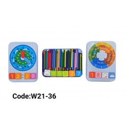 صندوق عمليات حسابيه و ساعه W21-36