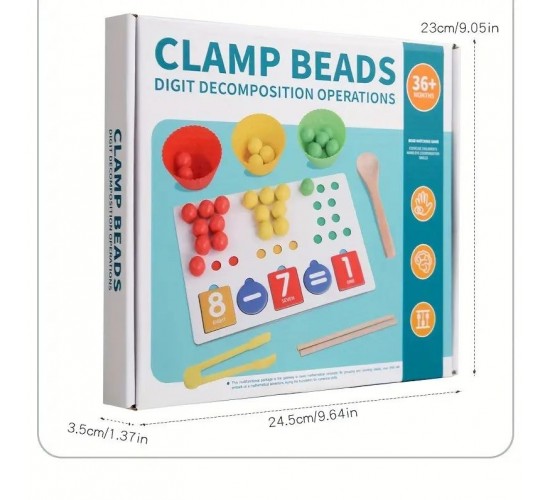 W21-48 لعبة تعليم الارقام و العمليات الحسابيه و تصنيف الوان