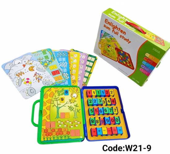 W21-9 لعبة تعليم الارقام والعمليات الحسابيه 