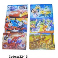 W22-13 بازل كرتون 48 قطعه 