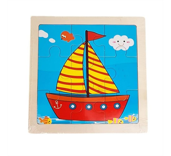 W22-16 بازل 9 قطع مستورد 15سم*15سم