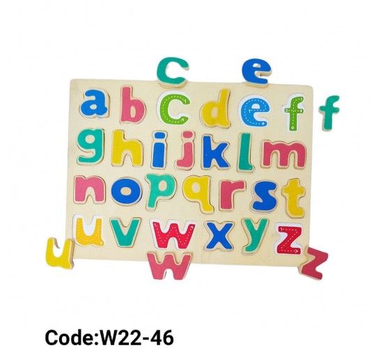 W22-46 بازل مطابقة حروف انجليزي