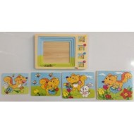 بازل قصه خشب طبقات W22-6 بازل قصه خشب طبقات W22-6