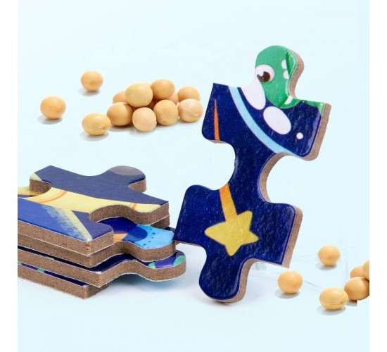 W22-96 بازل 100 قطعه علبه دائريه