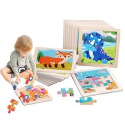 W22-97 بازل اشكال حيوانات 9 قطع مستورد 11سم*11سم W22-97 بازل اشكال حيوانات 9 قطع مستورد 11سم*11سم