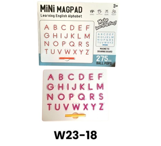 W23-18 لوحة تعليم حروف انجليزي مغناطيس 