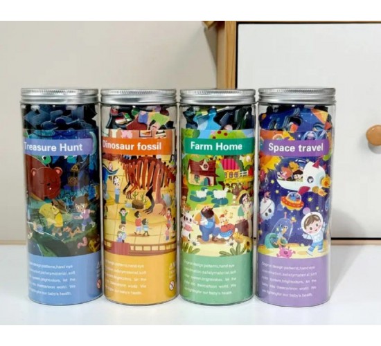 W24-17 بازل 130 قطعه 4 اشكال