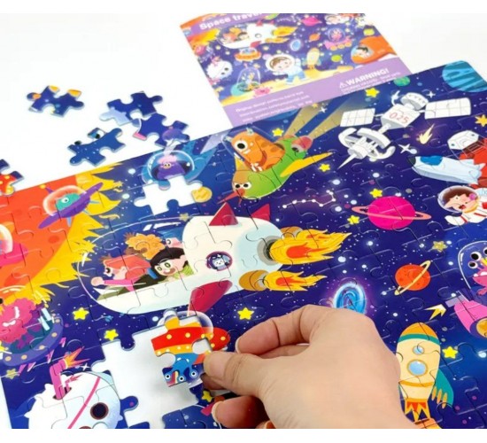 W24-17 بازل 130 قطعه 4 اشكال