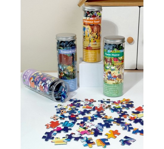 W24-17 بازل 130 قطعه 4 اشكال