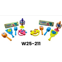 W25-211 طقم شخاليل بيبي 5ق 