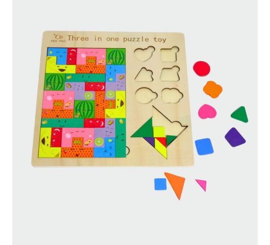 W26-137 بازل خشب 3*1 