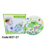W27-27 متاهة فاكهة دائرية 
