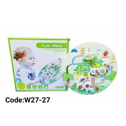 W27-27 متاهة فاكهة دائرية 