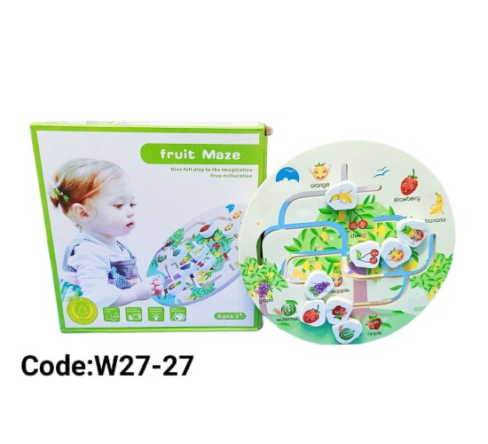 W27-27 متاهة فاكهة دائرية 