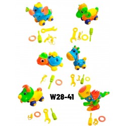 W28-41 فك و تركيب حيوانات وسط 